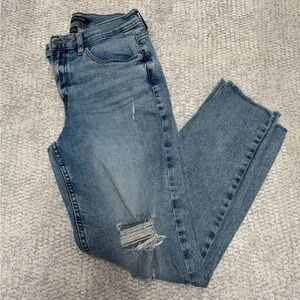 Calvin Klein Jeans distressed High Rise straight